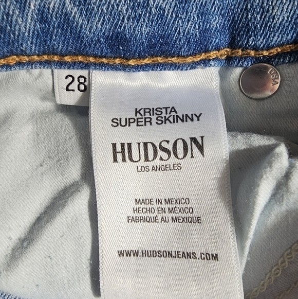 Hudson Krista Super Skinny Jeans Sz. 28 - Picture 9 of 10